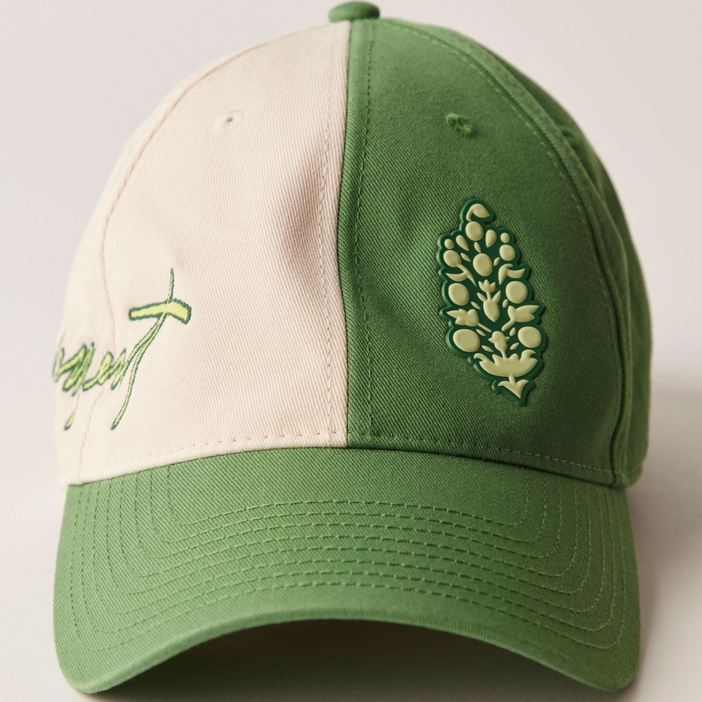 Free Peopl Double Hitter Baseball Hat
Green and White Baseball Cap
NWT!